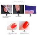Miniatyrbilde 1 av 2: Bursting Soak-off Neglelakkfjerner UV&LED Base Gel Neglekunst Primer