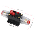 Pikkukuva 1 / 3: 12-24V 125A Stereo Audio Sulake Itsensä Palauttava Sulake Inline-Pidike Autolle Veneelle