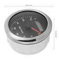 Pikkukuva 6 / 8: 85 mm:n kierroslukumittari 0–7000 rpm, säädettävä 7 värillä taustavalo, autoille, veneille ja moottoreille, 9–32 V DC, musta