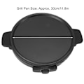 Miniatyrbild 6 av 8: Elektrisk Crepe Maker 2000W Justerbar Precis Temperaturkontroll Pannkaka Griddle Maskin för Perfekt Brunch Blintzes Ägg Bacon Tortillas EU-kontakt