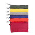 Miniatyrbillede 4 af 8: 6 stk. Lynlås Værktøjspose Heavy Duty Utility Canvas Pouch Sæt med Karabinhage Multifunktionel Organizer
