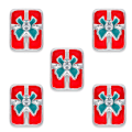 Miniatyrbilde 2 av 2: Negledekorasjon Julertrær Julenissen Legering Manikyr Dekaler #02