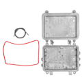 Miniatyrbillede 2 af 8: Vandafvisende Forbindelsesboks i Die-Cast Aluminium - Strømforsyningskab - Elektrisk Tilslutningskasse