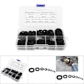 Miniatyrbillede 1 af 2: 500 stk./æske Nylon Skive Sæt M2 M2.5 M3 M4 M5 M6 M8 M10 Hardware Fasteners Tilbehør Sort