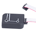 Pikkukuva 3 / 8: CC Debugger RF-järjestelmän ohjelmoija 2.405‑2.485GHz moduulilisävaruste antennilla ja USB-kaapelilla CC2540