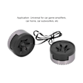 Miniatyrbilde 7 av 8: Pair Car Mini Tweeter Høytaler 30 Grader Justerbar 25 Kjerne 6000‑40000HZ 8Ω for Subwoofer