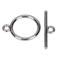 Miniatyrbillede 4 af 8: 100 Sæt Toggle Spænder Legering 2mm OT Spænde DIY Smykkefremstilling Forbrugsvarer til Halskæde Armbånd Sort