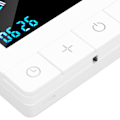 Miniatyrbilde 5 av 8: Gulvvarme Termostat LCD Display Berøringsskjerm Intelligent Timing Programmerbar Hjemmevarmekontroller AC 90‑240V 16A Elektrisk Oppvarming