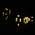 Miniatyrbild 4 av 7: 2 Meter 20 LED-lampor Solcellsdriven Ljusslinga Varmvit Utomhusdekorationslampa