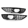 Miniatyrbilde 2 av 8: Frontfanger Grill for tåkelys 4L0807675C Svart Frontfanger Grill Erstatning for Q7 2009‑2015