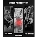 Miniatyrbild 5 av 6: 2-pack justerbart sport handledsskydd, handledsstöd, handledsbandage,