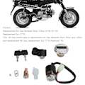 Pikkukuva 8 / 8: Sytytyskytkin Bensiinikansi Sarja Kypärälukko 2 Avainta Dax Skyteam 50cc 125cc Vaihto