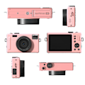 Pikkukuva 6 / 8: CD R1 1080P FHD Mikro Peilikamera Kannettava 16X Digitaalinen Zoomaus 24MP 3 Tuuman LCD-Näytöllä Vaaleanpunainen