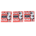 Miniatyrbilde 2 av 2: 3 stk 1.5A 2-veis DC-motordrivermodul PWM hastighetsregulering Dobbel H-bro Erstatter L298N