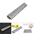 Miniatyrbilde 1 av 2: 24*40cm Hotfix Rhinestone Ark med Mesh Trim DIY Tilbehør (Transparent Grå)