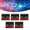 Miniatyrbilde 1 av 8: 5 sett trinnmotor-driver UART-modus Ultralyd modul med kjøleribbe TMC2209 tilbehør