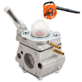 Pikkukuva 7 / 8: Kaasuttimen metalliosa Carb 308054114 308054075 Vaihto 26B Homelite puhallin UT09526