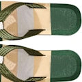 Miniatyrbillede 7 af 8: Mænds Flip Flops Hurtigtørrende Åndbar Skridsikker Blød EVA Ergonomisk Strand Thong Sandaler Grøn 42