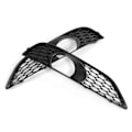 Miniatyrbilde 6 av 8: Frontfanger Grill for tåkelys 4L0807675C Svart Frontfanger Grill Erstatning for Q7 2009‑2015