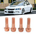 Miniatyrbilde 1 av 8: 43mm Turbo Stud Nut Kit M10x1.5 Stål Legering Høy Styrke Rustfri for T3 T4 T5 T6 Turbolader