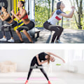 Pikkukuva 3 / 5: Fitness nauha [ 3 kpl set ] fitness /vastusnauhat set silmukkanauha 3 vastustasolle peppuun ja jalkoihin, vastustuslankanauhat jalkaan