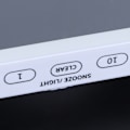 Miniatyrbillede 1 af 8: Digital Alarm Temperatur- og Luftfugtighedsskærm Ur Indendørs Bord Timer Multifunktionel til Husholdning Kontor Dekoration (Hvid TS-WP10-W)