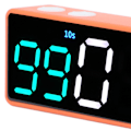 Miniatyrbilde 4 av 8: Treningstimer Klokke Stor LED Digital Anti-Svimmelhet Display Treningsintervall Timer for Hjem Garasje Skole Grønn og Hvit