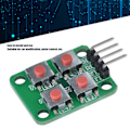 Miniatyrbild 8 av 8: 5 st 2x2 Scan 4-knappars tangentbordmodul Array-tangentbrytarmodul för elektrisk styrning