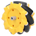 Pikkukuva 5 / 8: Mecanum-pyörät Omni-suuntaiset Älyrobottiauto-osat Tarvikkeet DIY-lelukomponentit 80 mm (1 pari)