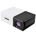 Miniatyrbillede 1 af 8: LED Projektor Mini Håndholdt Bærbar YG300 med Multifunktionsgrænseflade Filmværktøj 110-240VUK