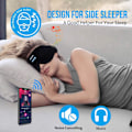 Miniatyrbild 2 av 7: Sovhörlurar, Memory Foam, Bluetooth-teknik Justerbar Design, Lättviktigt Andningsbart Material Ergonomisk Teknik, För Hemmakontor Flyg