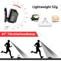 Miniatyrbillede 5 af 6: LED genopladelig pandelampe, 2-PACK Vandtæt lommelygte bevægelsessensor kontrol hovedlampe, 1000 lumen lysende 30 timers runtime USB forlygte til løb,
