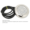 Miniatyrbillede 7 af 8: 3,5 tommer LED undervandslys Overflademontering IP68 Vandtæt 12V‑24VDC til Yacht Marine Båd Hvidt Lys 4W