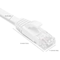 Miniatyrbillede 3 af 8: Ethernet-kabel CAT6 Gigabit 8-trådet snoet par netværksjumper fladt kobbertråd forsyninger 30 meter