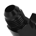Miniatyrbillede 5 af 8: Kobling Union Fitting Splitter Sort Anodiseret Belægning Lækagesikker Y Adapter Universal til Brændstofslanger 6AN