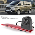 Miniatyrbild 8 av 8: IR LED Bromsljus Bakkamera Parkering Backkamera Passar för Ford Transit Custom 2012‑2015