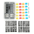 Miniatyrbillede 2 af 7: 12-vejs Sikringsboks Bil Båd Vandtæt Sikringsholder Blok M5 Stud med LED-indikator 12V‑32V