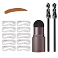 Miniatyrbillede 1 af 5: Hurtig Øjenbryn Stemplingssæt Formende Naturlig Øjenbryn Pulver Stempling Makeup Vandfast Langvarig Øjenbryn Makeup