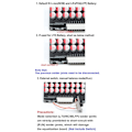 Miniatyrbillede 6 af 8: Batteri Aktiv Udligner 10 til 14S Aktiv Udligner Balancer NCM Li Ion LTO Batteri Balancemodul 1.8‑4.5V