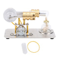 Miniatyrbillede 2 af 4: Stirling Motor Model Messing Cylinder Fysisk Laboratorieudstyr Undervisningsværktøjssæt