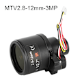 Miniatyrbillede 2 af 2: 1/2.7 tommer Motoriseret Zoom Objektiv 2.8-12mm 3MP Montering til CCTV Kamera med Høj Præcisionsmotor