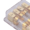 Miniatyrbilde 4 av 8: Strømblokk for bilstereo, fordeler 1 inn 4 ut, jording, sikringsholder 60A