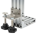 Miniatyrbild 4 av 8: Växelväxlare Clip L-formad Legering Stål Spak Monteringsfäste Set Ersättning för Logitech G25 G27 G29 G920