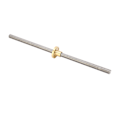 Miniatyrbilde 8 av 8: 5 stk T8 Trapesgjenge 2mm Stigning 8mm Ledd 200mm Lineær Bevegelse Gjenget Stang med Messingmutter for 3D-skriver