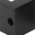 Miniatyrbillede 3 af 8: 2 stk. Værktøjskasse Spændebånd Heavy Duty Crossover J-Krog Aluminium Legering Universal til Lastbil Bil Sort