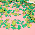 Miniatyrbilde 1 av 2: 60g/pose Konfettil for festbord - Unik og vakker for St. Patricks Day-fest, ballongdekorasjon - Nisse + 3 blader gress + prikker
