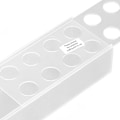 Miniatyrbild 3 av 8: Akrylblomvas Lång Rektangel Transparent Modern Vas 12 Hål Blomlåda med LED-lampor