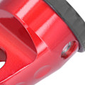 Miniatyrbilde 5 av 8: Taljefeste for vinsj 22000lb Last Aluminiumlegering med Jernpinne og Gummibeskyttelse for 3/4in D-ring 3/8in Vinsjline Rød