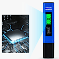 Miniatyrbild 7 av 8: Multifunktionella 4 i 1 Digitala Vattentestkit, Temperaturmätare & Pålitlig Testare för Dricksvatten, Kranvatten, Brunn, Pool, Hydroponik,