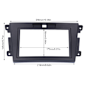 Miniatyrbilde 6 av 8: 2Din Bilstereo Radio Fascia CD Dashbord Rammeutskifting for Mazda CX‑7 2006‑2012